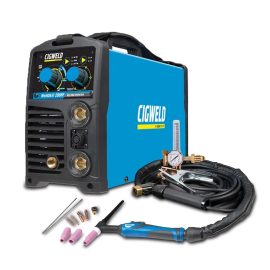 CIGWELD WELDSKILL 200HF TIG WELDER WITH HIGH FREQUENCY START DC-ONLY FOR STEEL & STAINLESS SINGLE PHASE 240V 15A W1008200