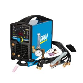 CIGWELD WELDSKILL 205A AC/DC TIG - 160A STICK WELDER SUITABLE SUITABLE FOR ALL METALS INCLUDING ALUMINIUM SINGLE PHASE 240V 15A W1008205