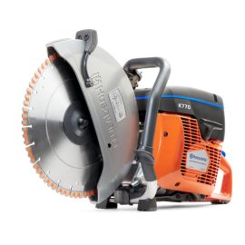 Husqvarna K770 OilGuard Petrol Disc Cutter 3.7kw 125mm Cutting Depth 350mm Diameter 14" HPC 967691101