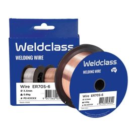Weldclass MIG Steel Mini-Spools ER70S-6 100mm/1.0kg Spool 0.8mm P2-084MW