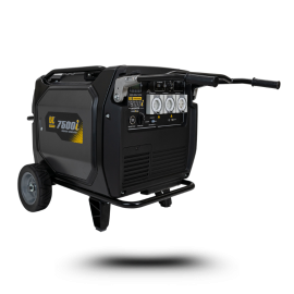 B.A.R. BAR GROUP BE HUSH (B1) 7000 7KVA SINGLE PHASE INVERTER PETROL GENERATOR 123 G7500I-LE