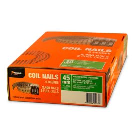 Paslode HDG Coil Nails Includes Gas 45mm (BOX 2400 NAILS) B40021 - CLEARANCE SALE