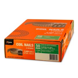 Paslode HDG Coil Nails Includes Gas 50mm (BOX OF 2400 NAILS) B40022 - CLEARANCE SALE